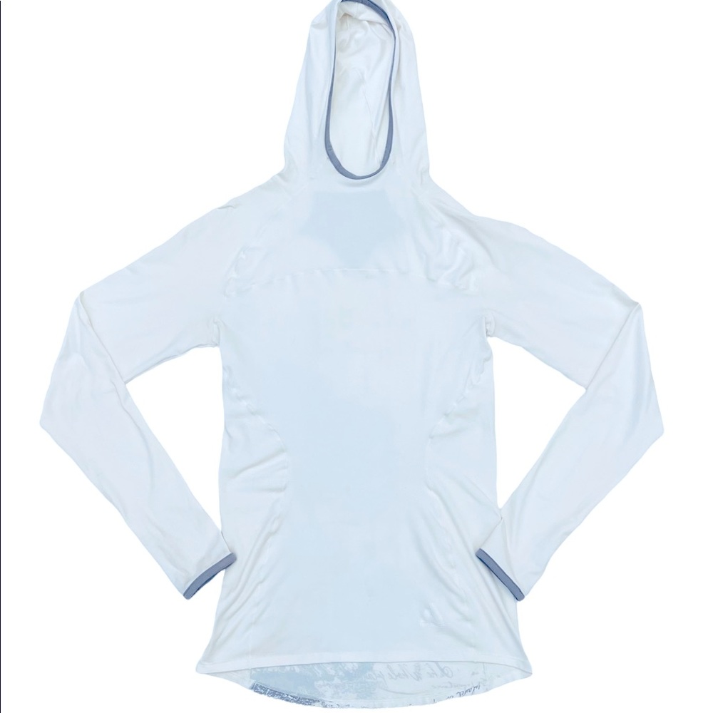 EDDIE BAUER Whittaker Mountaineering Microfiber Hooded Top White Women’s Size XS